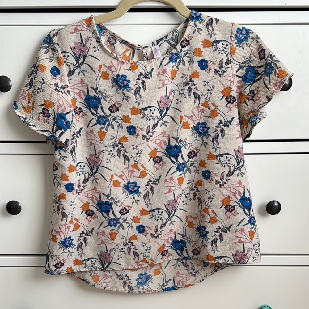 Floral Print Women's Top